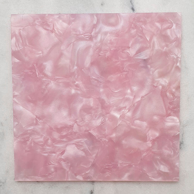Acrílico de 3 mm - Cristal mineral - Rosa bebé 